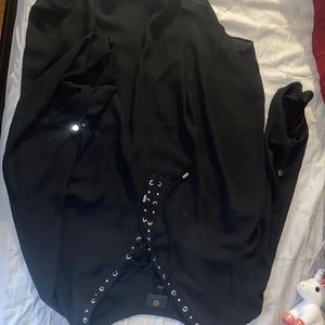 Black shirt twice times used excellent condition